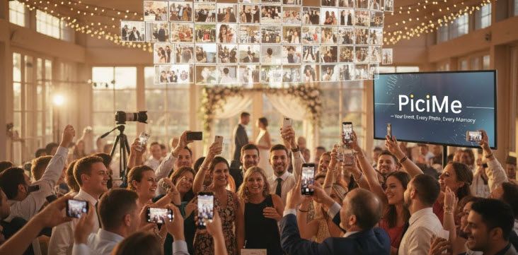 אל תתנו לתמונות מהסמארטפונים של האורחים להתבזבז. PiciMe מאפשרת לכם לאסוף הכל לאלבום דיגיטלי אחד, בקלות, ולראות את האירוע מנקודת המבט של האורחים.