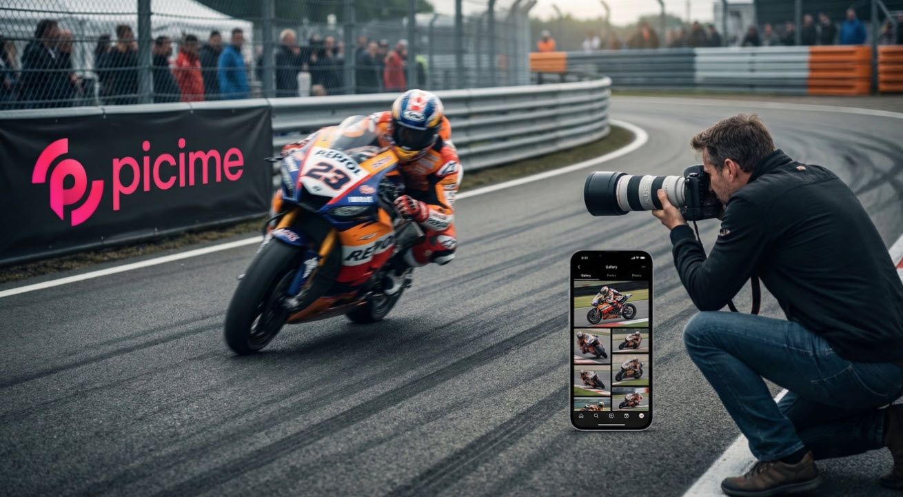 טכנולוגיית צילום מרוצי אופנועים