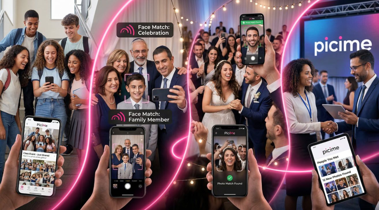 גלו למה פיקימי היא הפתרון המושלם לכל אירוע. שיתוף תמונות אוטומטי בוואטסאפ, ניהול גלריות לצלמים וחוויית אורחים בלתי נשכחת בזמן אמת לחתונות, כנסים ועוד.