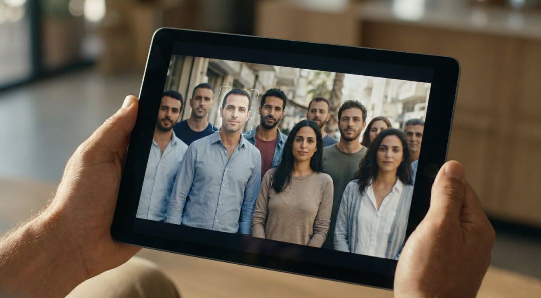 מיון תמונות באירועים באמצעות זיהוי פנים