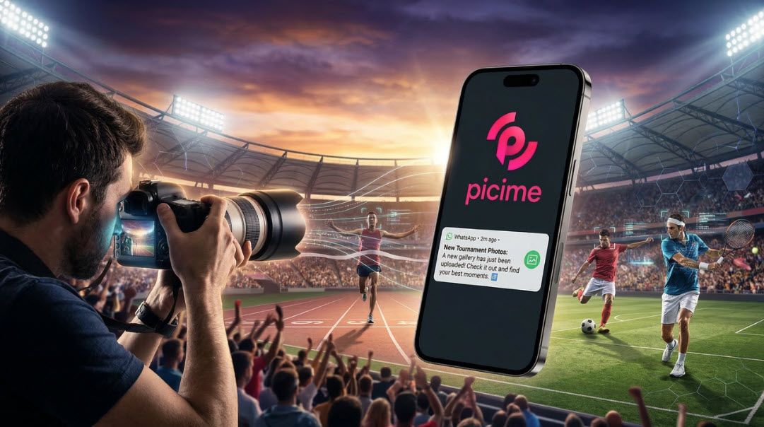שדרגו צילום טורנירים עם PiciMe. מערכת לצלמים ומארגנים הכוללת זיהוי פנים, גלריות אישיות ושיתוף תמונות אוטומטי בוואטסאפ לכל ספורטאי ומשתתף באירוע.