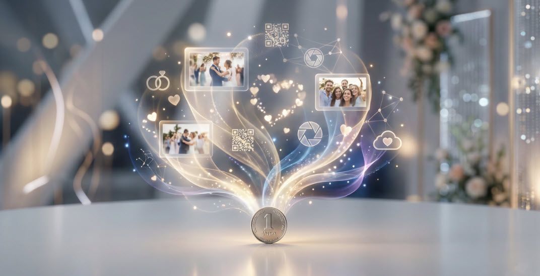 מתנה דיגיטלית לאורחים בחתונה – חוויה אישית ומרגשת מהאירוע בעלות מינימלית