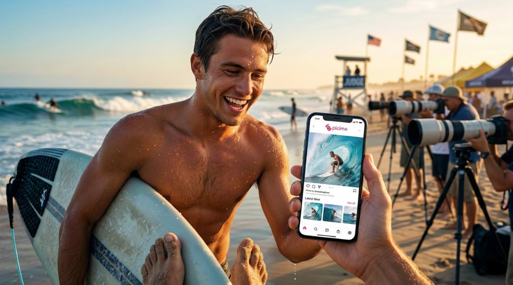 גלו איך PiciMe משדרגת צילום תחרויות גלישה עם שיתוף תמונות אישי לוואטסאפ בזמן אמת. פתרון מושלם למארגני אירועי גלישה וצלמים מקצועיים המחפשים אוטומציה.