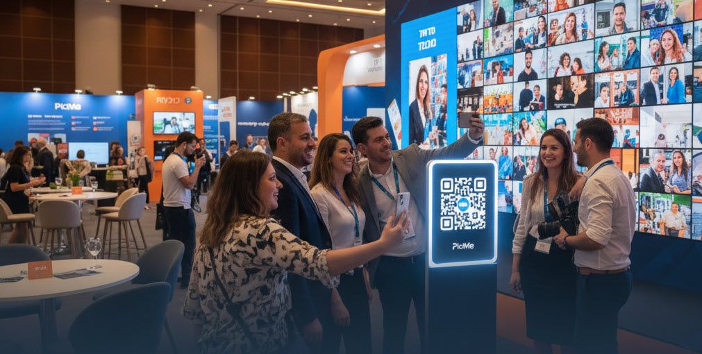 מארגני כנסים, גלו איך PiciMe הופכת את תיעוד האירוע לאטרקציה שיווקית ומייצרת באזז ו-UGC בעזרת AI ואלבום אורחים.