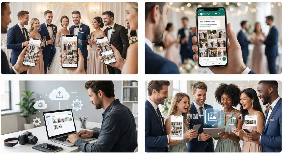 גלו כיצד טכנולוגיית זיהוי פנים הופכת כל אירוע לחוויה אישית. שיתוף תמונות מהיר לאורחים, ניהול עסקי לצלמים ואלבומים שנוצרים בזמן אמת.