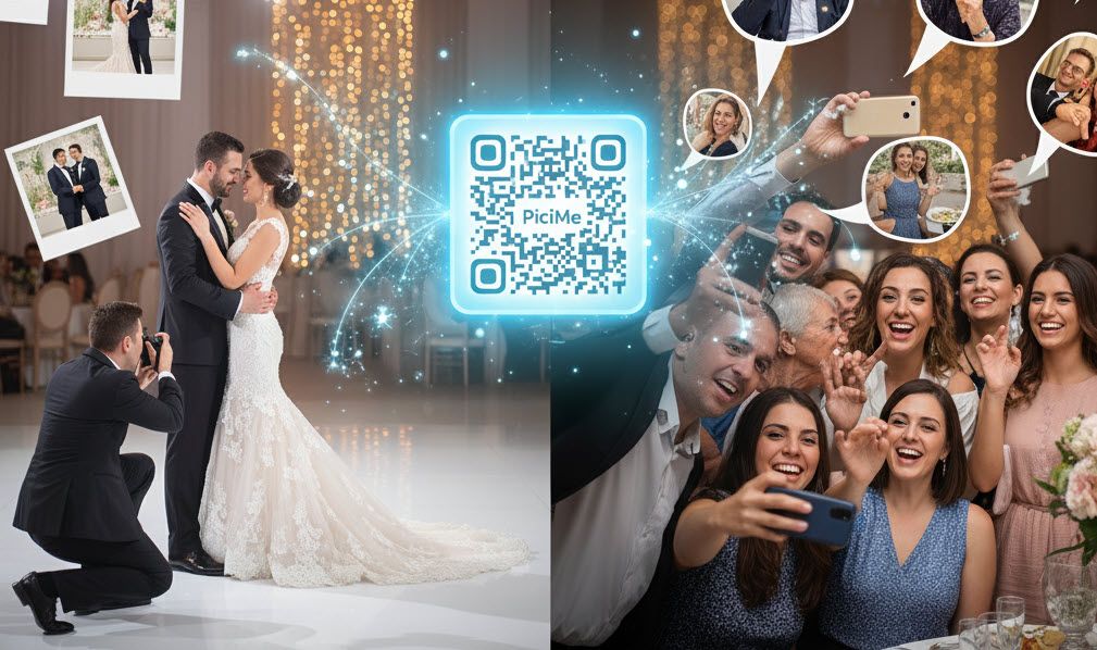 גלו למה אתם מפספסים חצי מהאירוע ואיך הפיצ'ר "אלבום מהאורחים" של PiciMe עוזר לכם לאסוף את כל הזיכרונות למקום אחד מסודר.