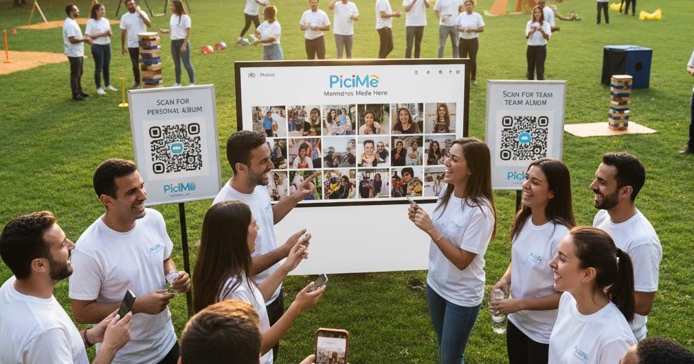 גלו איך PiciMe הופכת יום גיבוש לאירוע בלתי נשכח עם אלבומים אישיים לכל עובד ואיסוף תמונות חכם מכל הצוות.