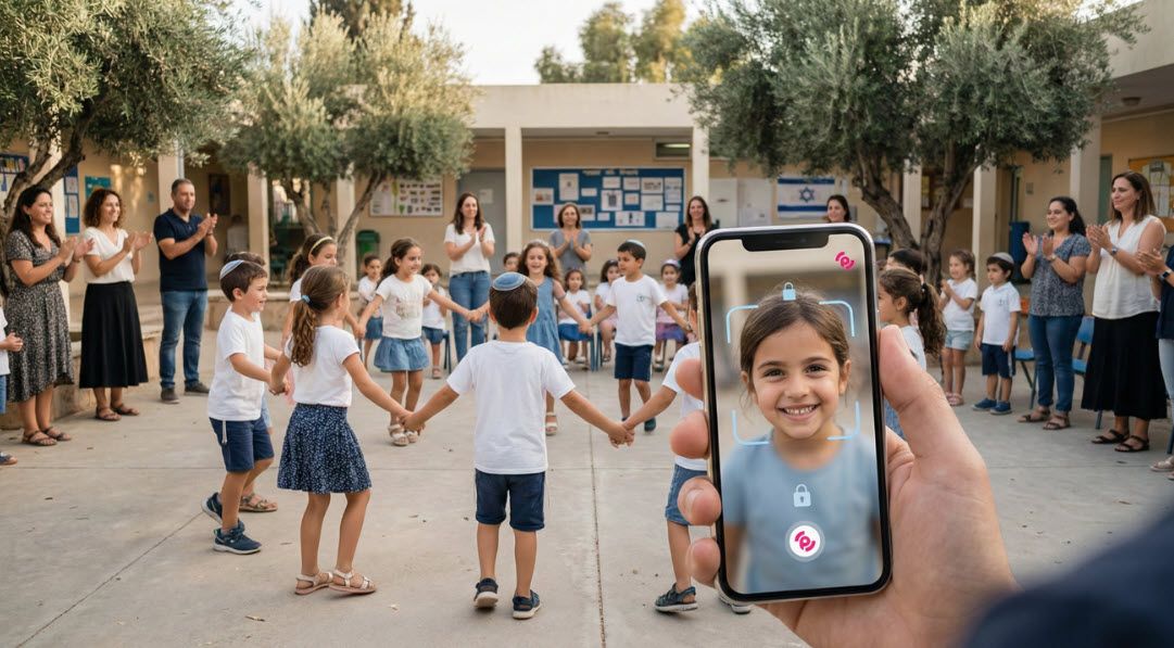 איך מתמודדים עם מאות תלמידים ופרטיות מחמירה? גלו את הפתרון ששולח לכל הורה רק את תמונות הילד שלו, בצורה מאובטחת ומיידית.