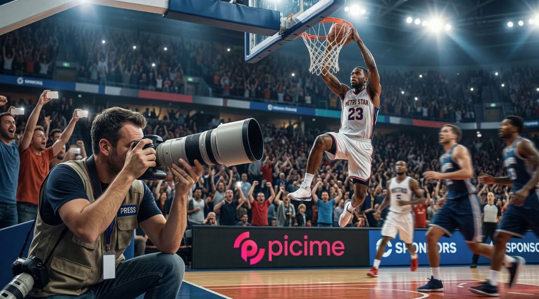 שדרגו צילום משחקי כדורסל עם PiciMe. זיהוי פנים מתקדם, שליחת תמונות אוטומטית לוואטסאפ של השחקנים וניהול גלריות חכם לצלמים ומארגני ליגות וטורנירים.