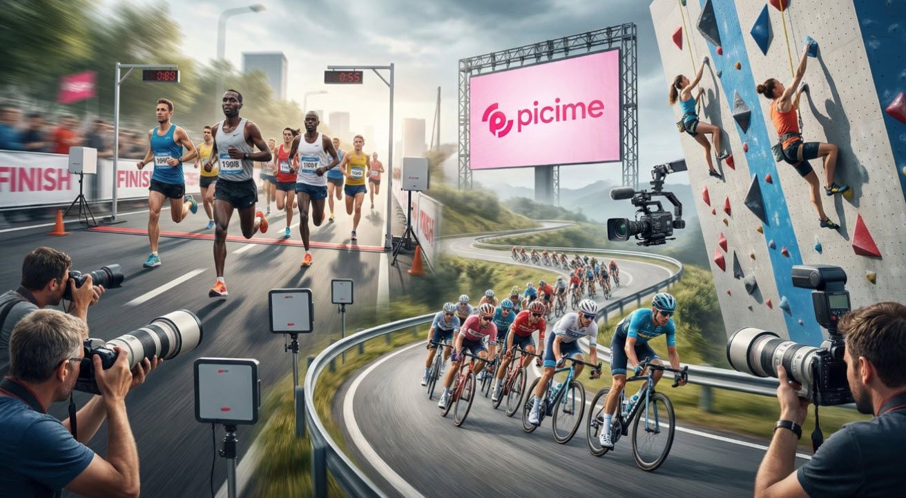 הפוך תיעוד מקצועי למרוצים לחוויה ויראלית. מערכת PiciMe מאפשרת שיתוף תמונות אוטומטי בוואטסאפ לכל רץ לפי זיהוי אישי בזמן אמת. גלו את העתיד של צילום המרוצים.