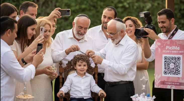 חוגגים חלאקה? גלו איך להפוך את התמונות למזכרת אישית ומרגשת שכל אורח מקבל ישירות לוואטסאפ עם הטכנולוגיה של PiciMe.