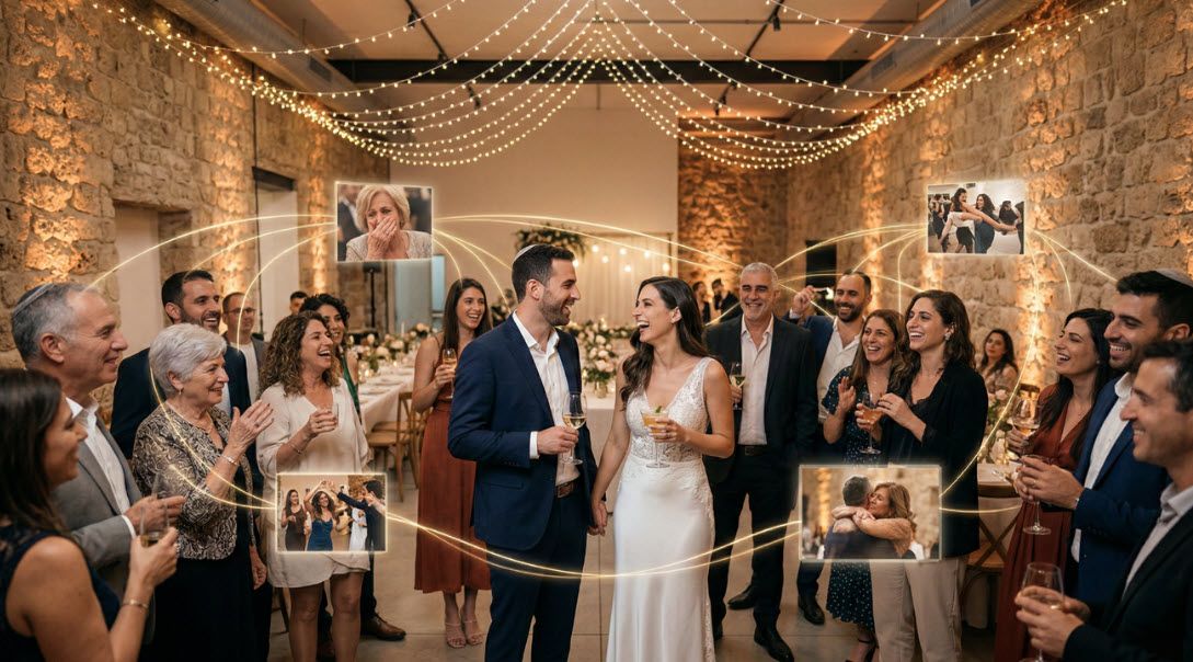 צילום חברתי לחתונה
