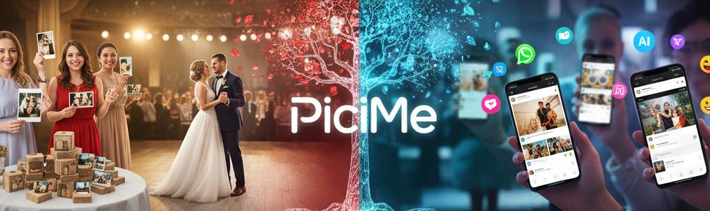 מחפשים גימיקים לחתונות? גלו איך PiciMe הופכת את חווית האורחים לזיכרון דיגיטלי אישי ומרגש שנשאר לנצח.