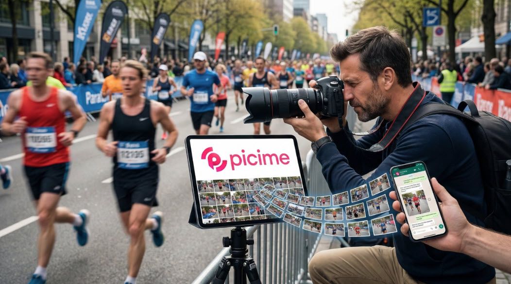 שדרגו את המרתון שלכם עם PiciMe: שירות צילום מרתונים הכולל הפצה אוטומטית לרצים בזמן אמת. טכנולוגיית זיהוי מתקדמת לחוויות משתמש בלתי נשכחת וערך שיווקי מקסימלי.