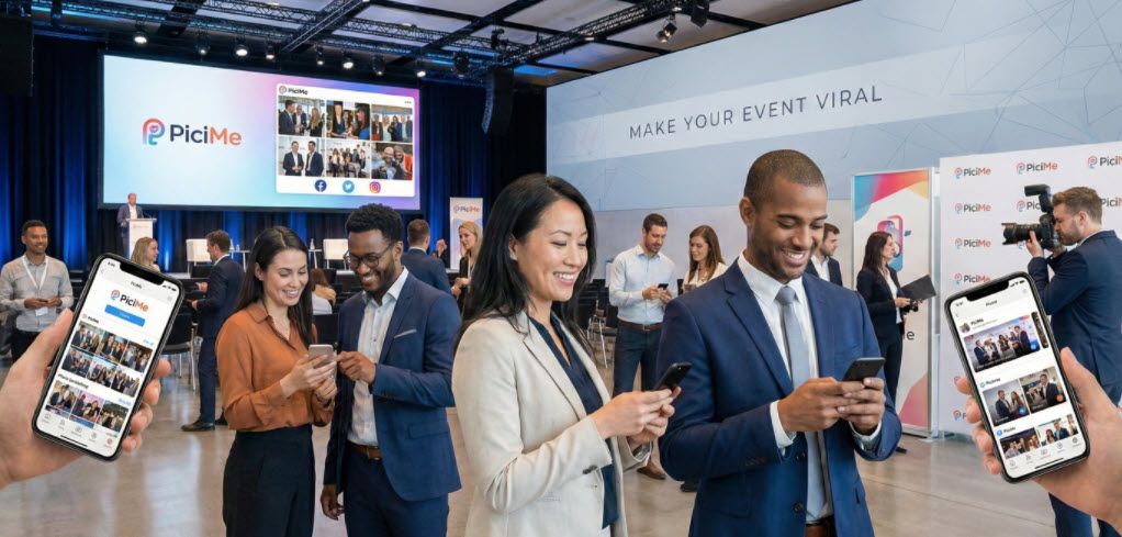 הפכו כל כנס או מסיבת חברה למנוע שיווקי. שיתוף תמונות חכם ב-AI, מיתוג לוגו וגלריות אישיות בוואטסאפ שגורמות לעובדים וללקוחות לשתף מיד.