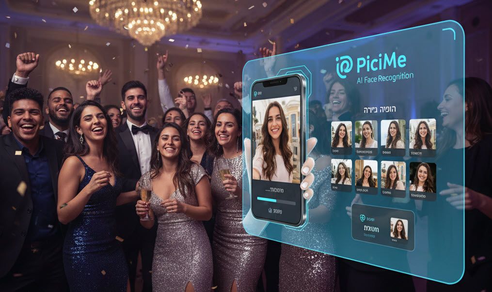 מפסיקים לנבור באלפי תמונות. גלו איך טכנולוגיית ה-AI של PiciMe מוצאת אתכם אוטומטית ומייצרת לכם אלבום אישי ומיידי בסלפי אחד.