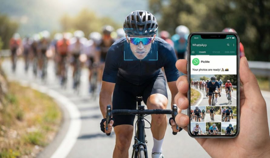 גלו כיצד טכנולוגיית זיהוי פנים משדרגת את חווית המרוץ. PiciMe מספקת פתרונות צילום למרוצי אופניים וטריאתלון עם שליחה מיידית של אלבום אישי וממותג לוואטסאפ של כל משתתף.