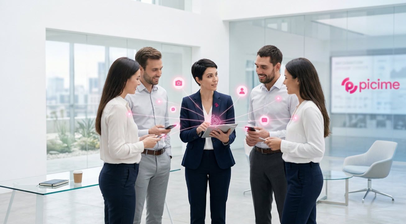 גלו איך PiciMe משנה תיעוד כנסים עסקיים. שיתוף תמונות מהיר בזמן אמת המבוסס על סלפי, שיוצר באזז ברשתות החברתיות ומחבר בין משתתפים ומארגני אירועים בקליק אחד.